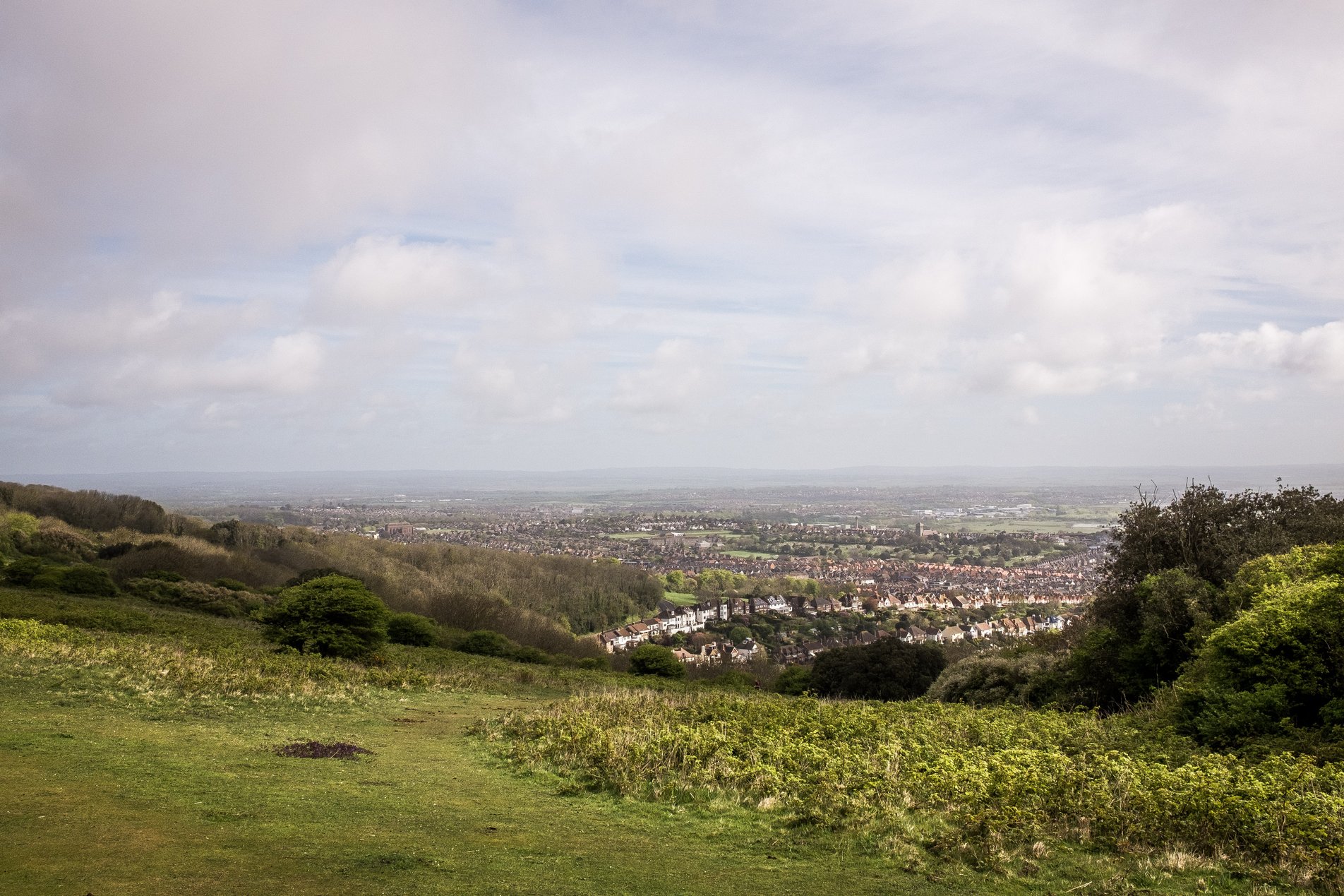 view over eastbourne