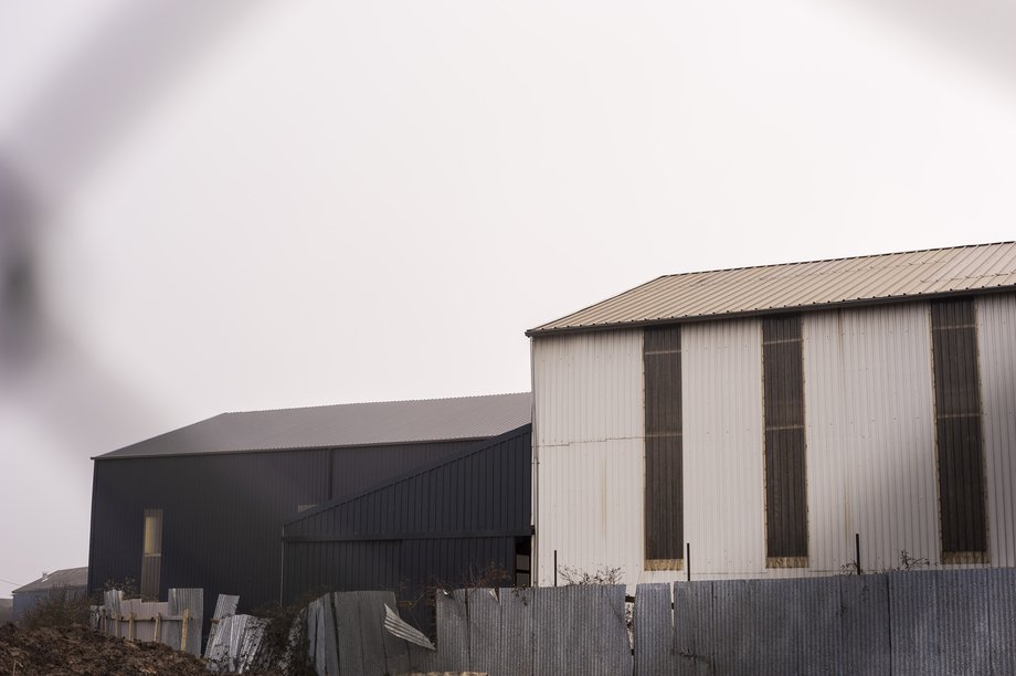 industrial buildings on the edge on canvey village