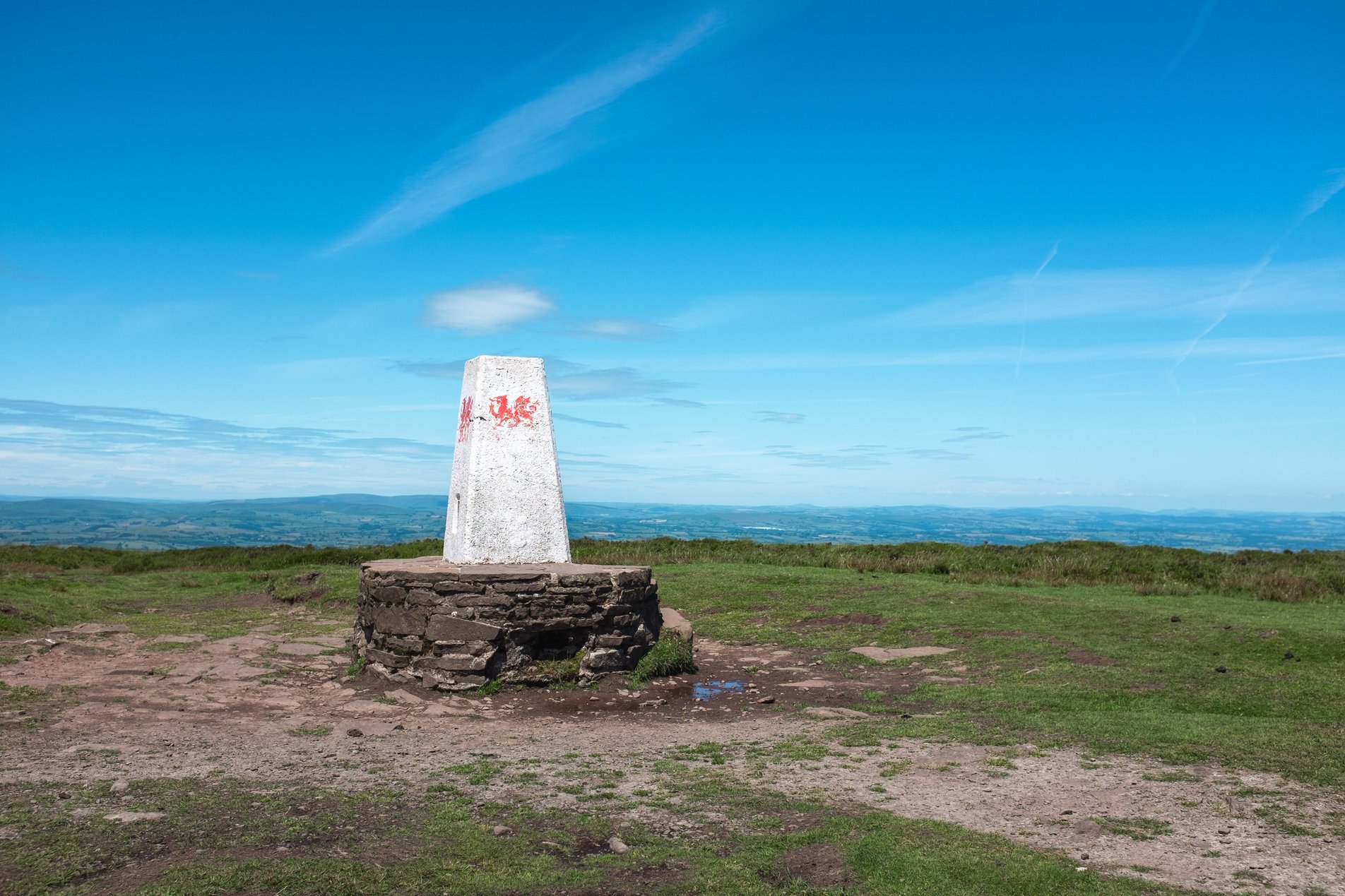 trig point on hay bluff