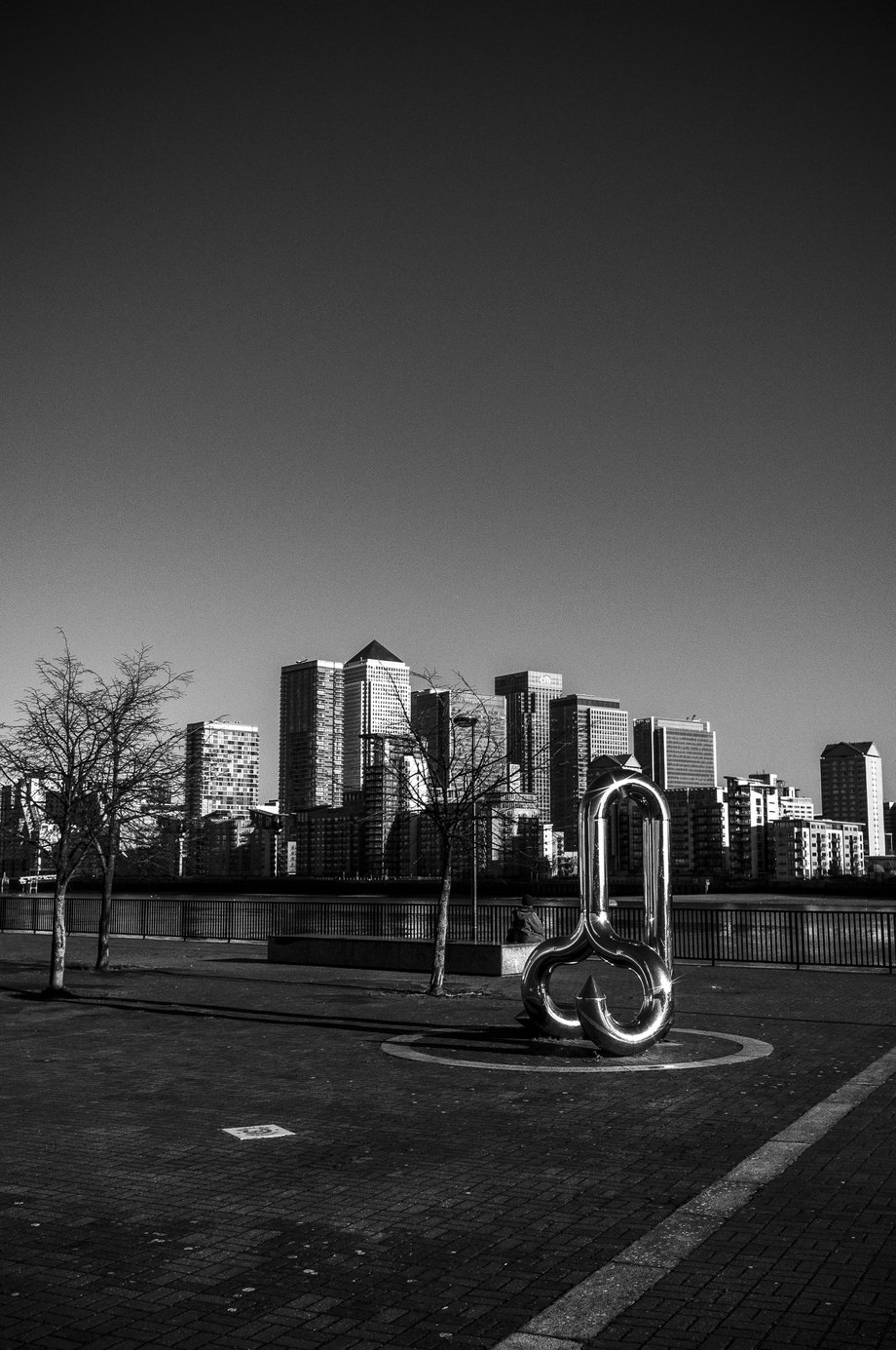 view from Greenland Pier, london