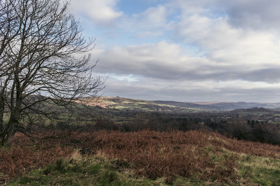 peak district landscape view