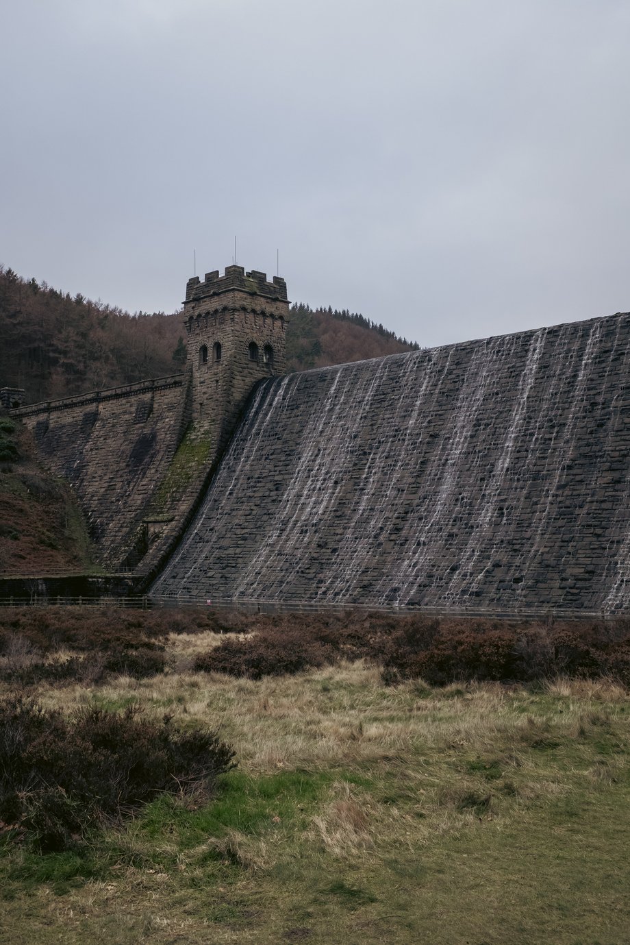 below the derwent dam
