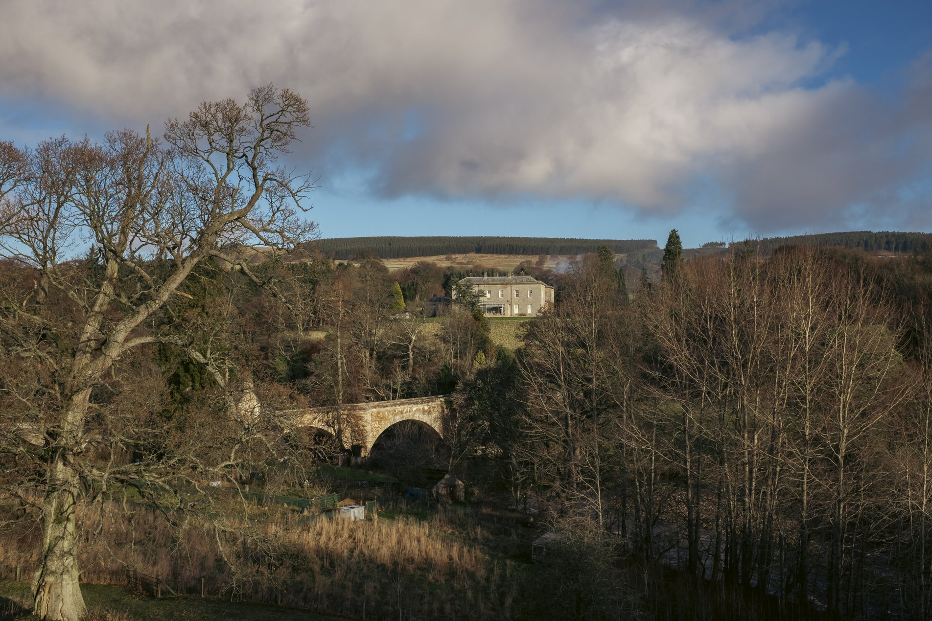 landscape overlooking eggleston bridge