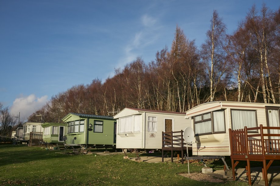 static caravan park