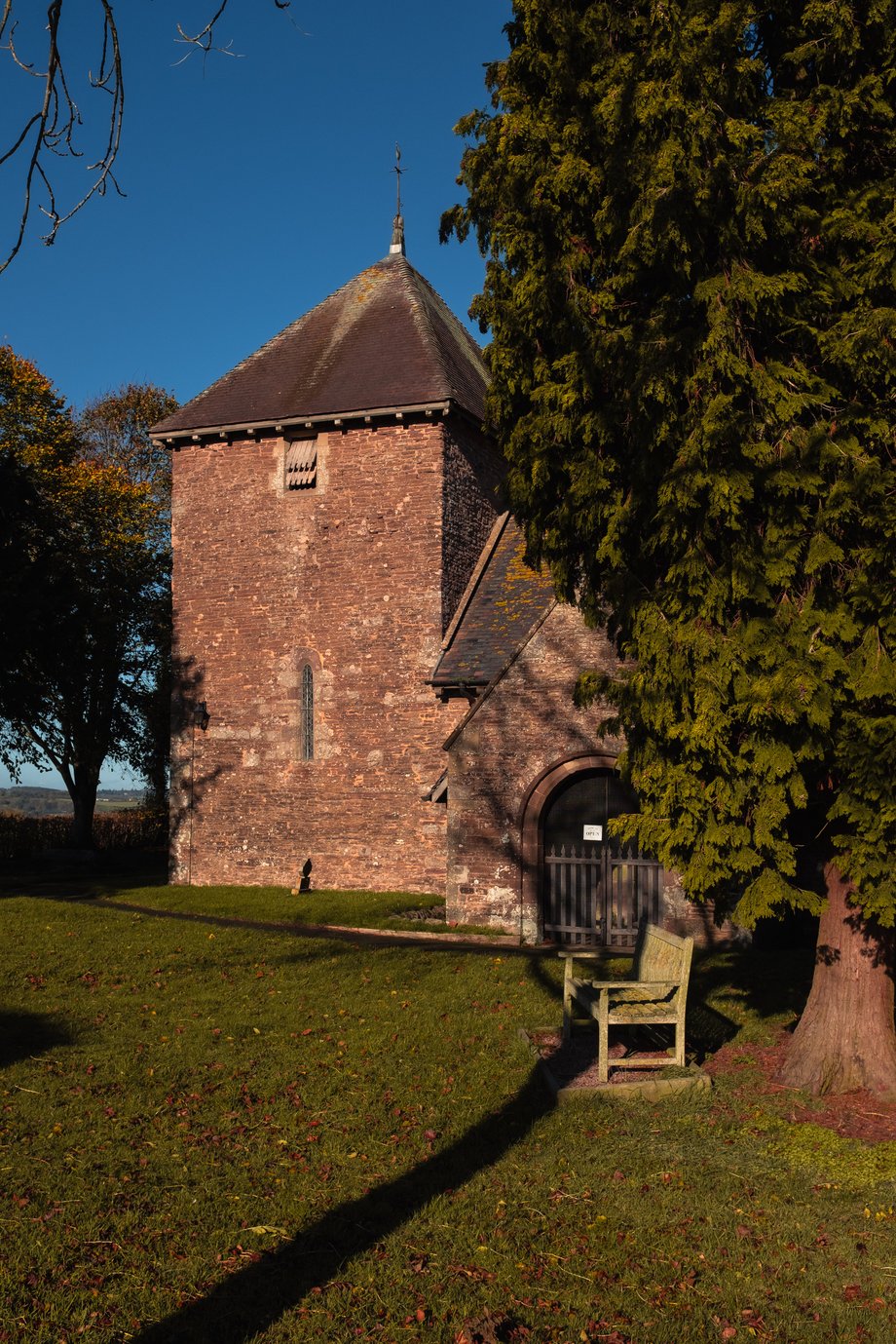 exterior of st james church